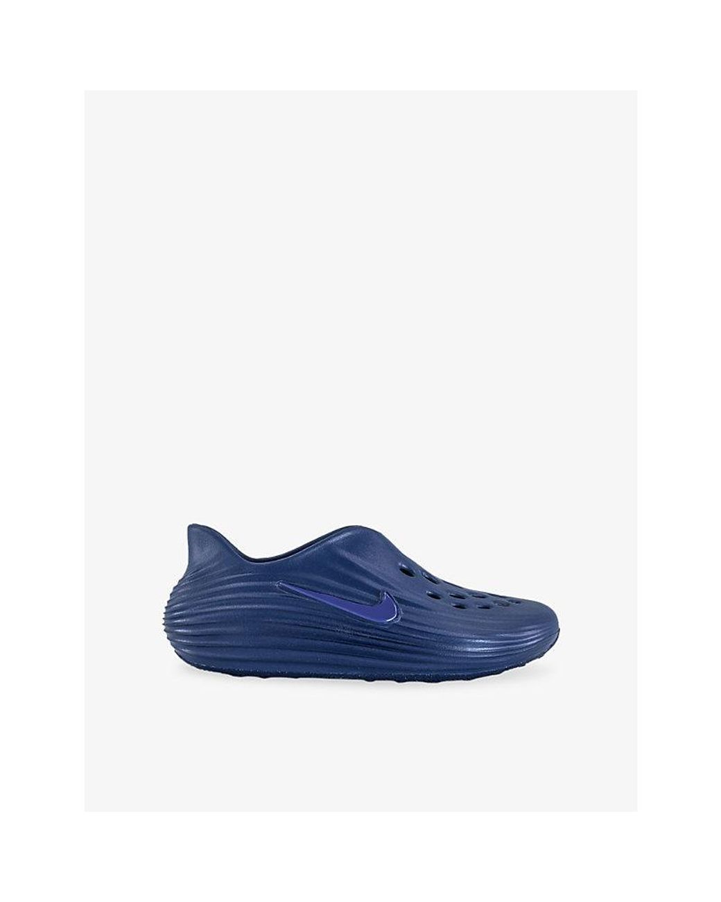 Nike Blue React Rejuven8 Leather Shoes for men