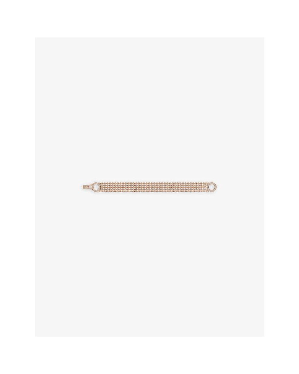Cartier Natural Agrafe Small 18Ct Rose- And 0.89Ct Brilliant-Cut Diamond Bracelet