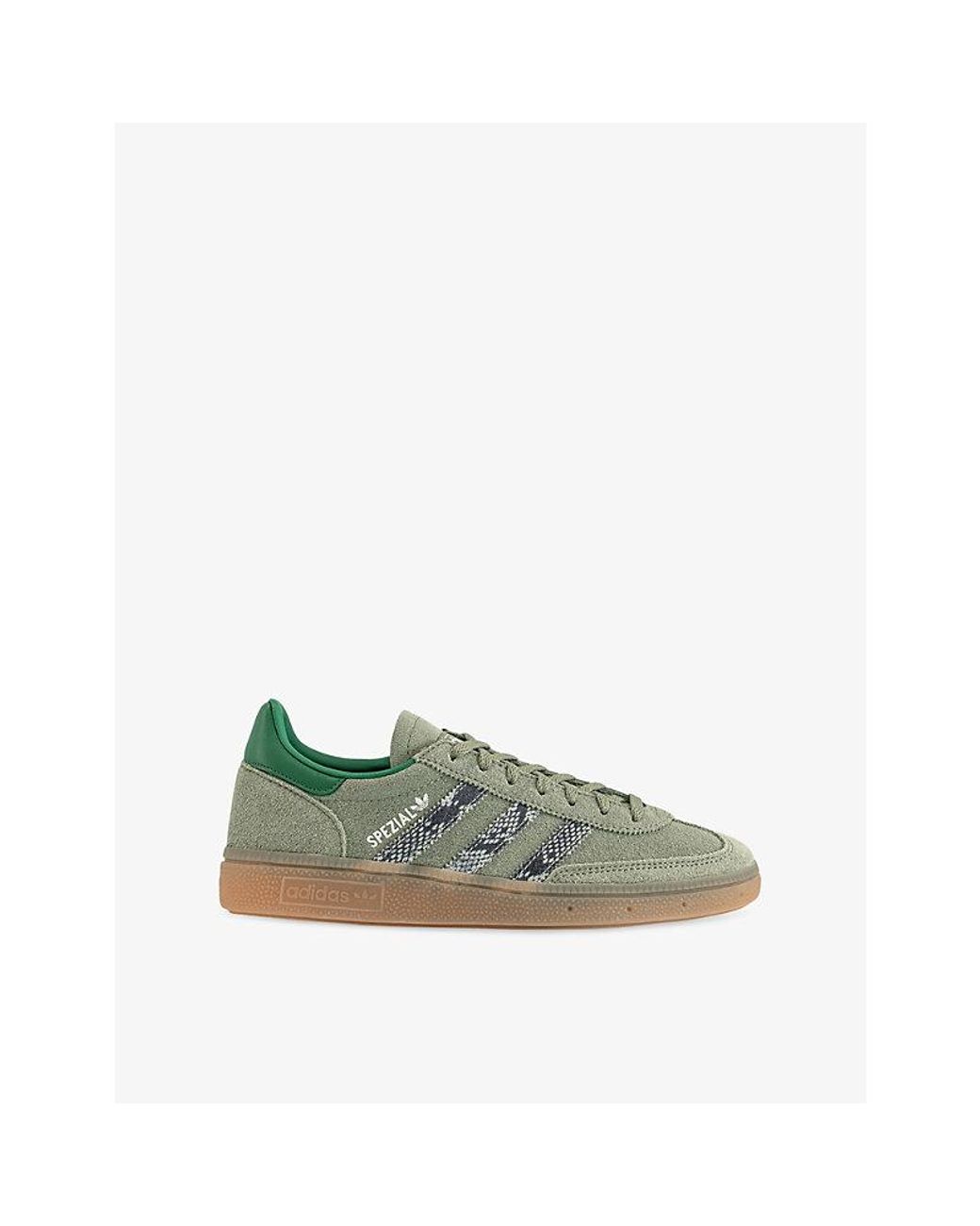 Adidas Green Handball Spezial Suede Trainers