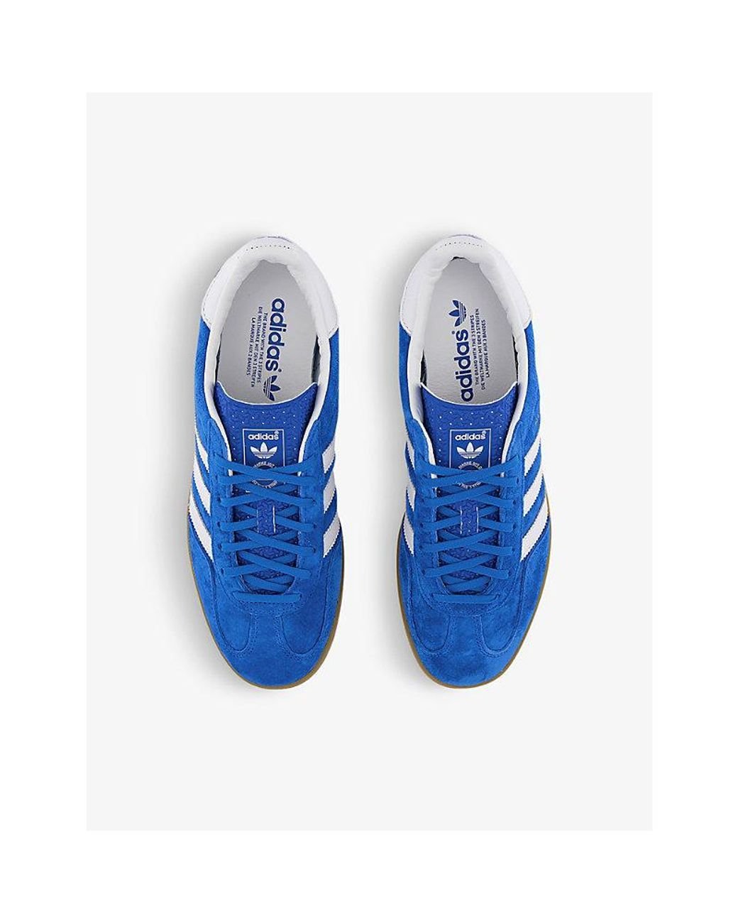 adidas Gazelle Indoor Suede Trainers in Blue for Men | Lyst