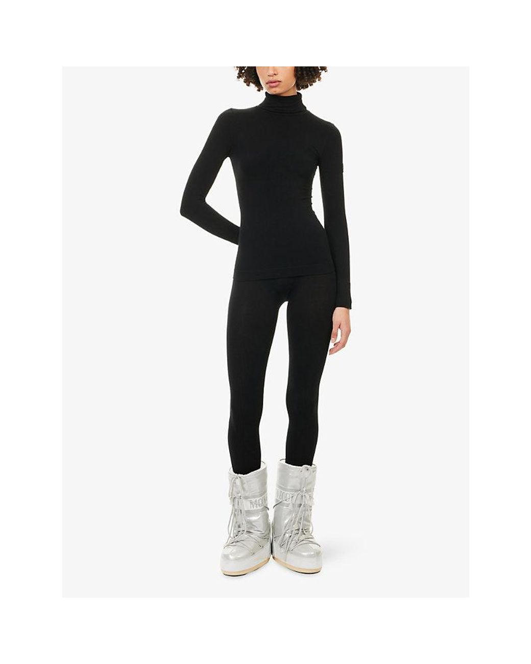 Fusalp Black Alisier Ii Thermal Stretch-Woven Top