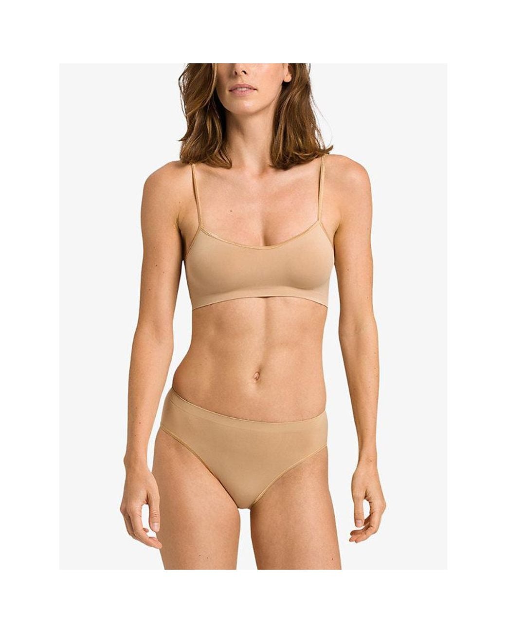 Hanro White Touch Feeling Cropped Stretch-Jersey Bra