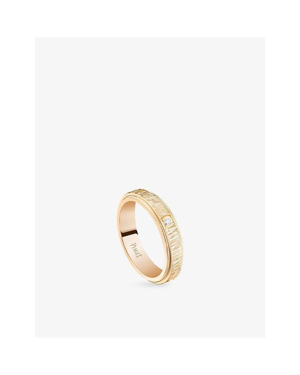 Piaget Metallic Possession 18Ct Rose- And 0.02Ct Brilliant-Cut Diamond Ring