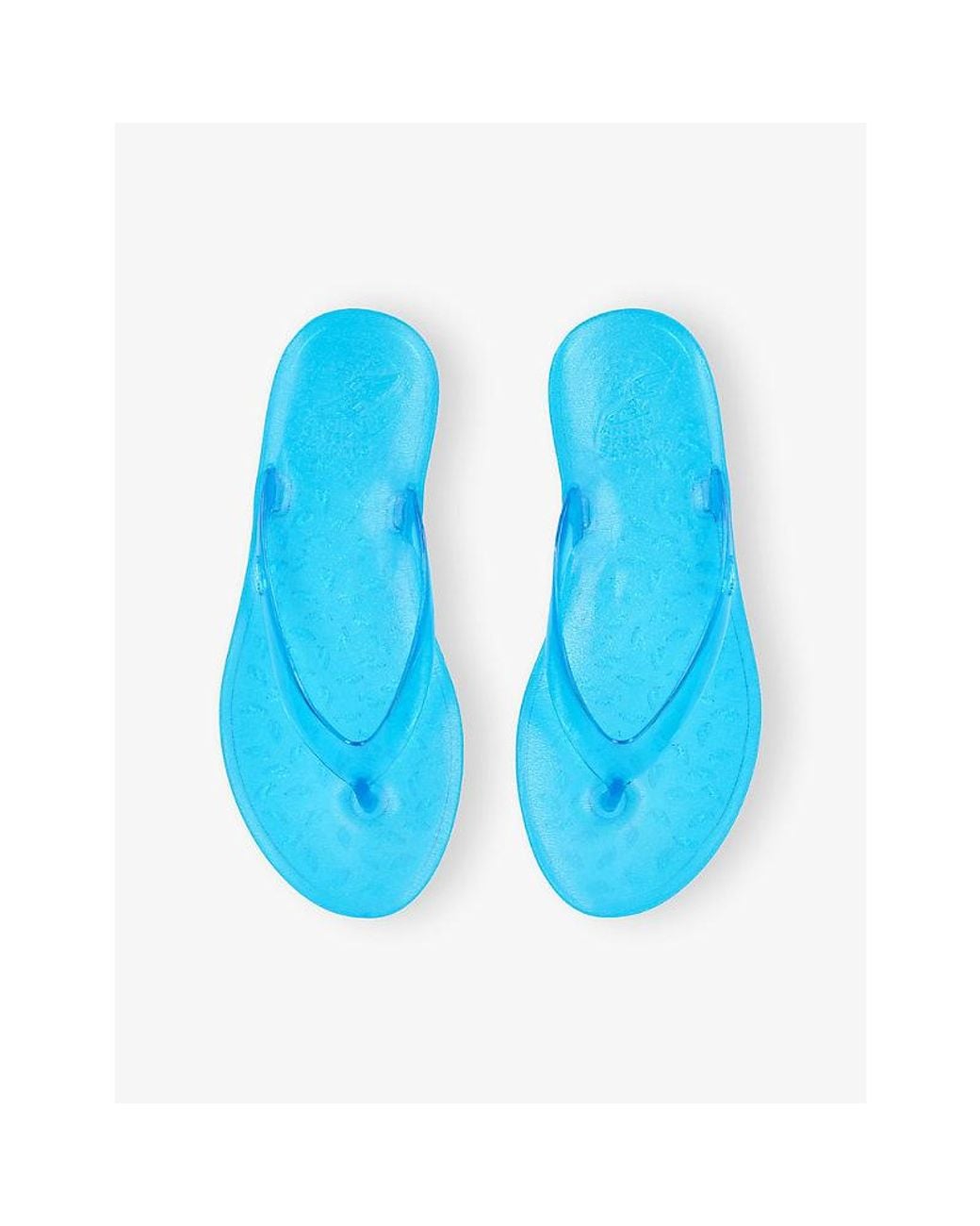 Ancient Greek Sandals Blue Jelly Rubber Sandals