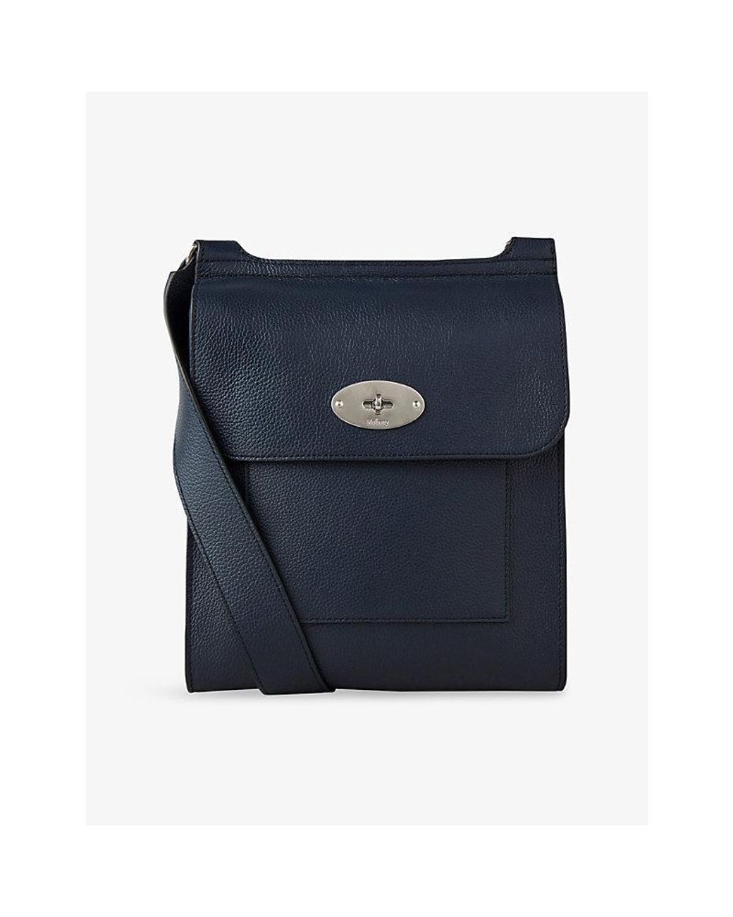Mulberry Blue Antony Leather Satchel for men
