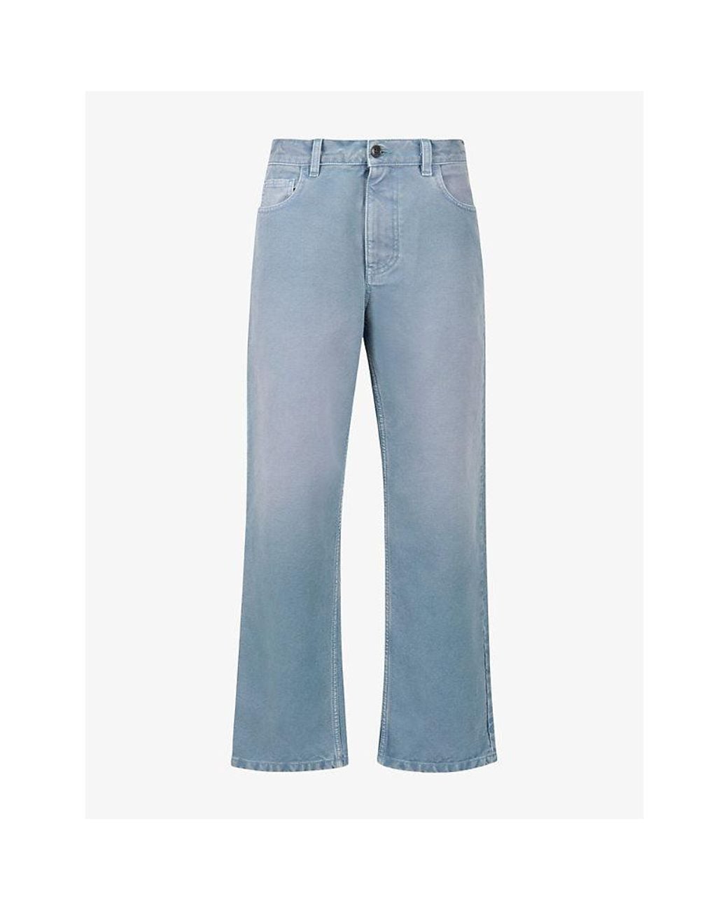 Marni Blue Boyfriend Light-Wash Denim Jeans