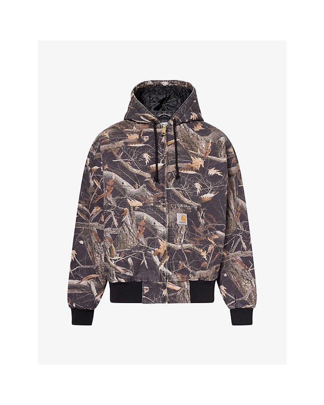 Carhartt Gray Og Active Camo Cotton Jacket for men