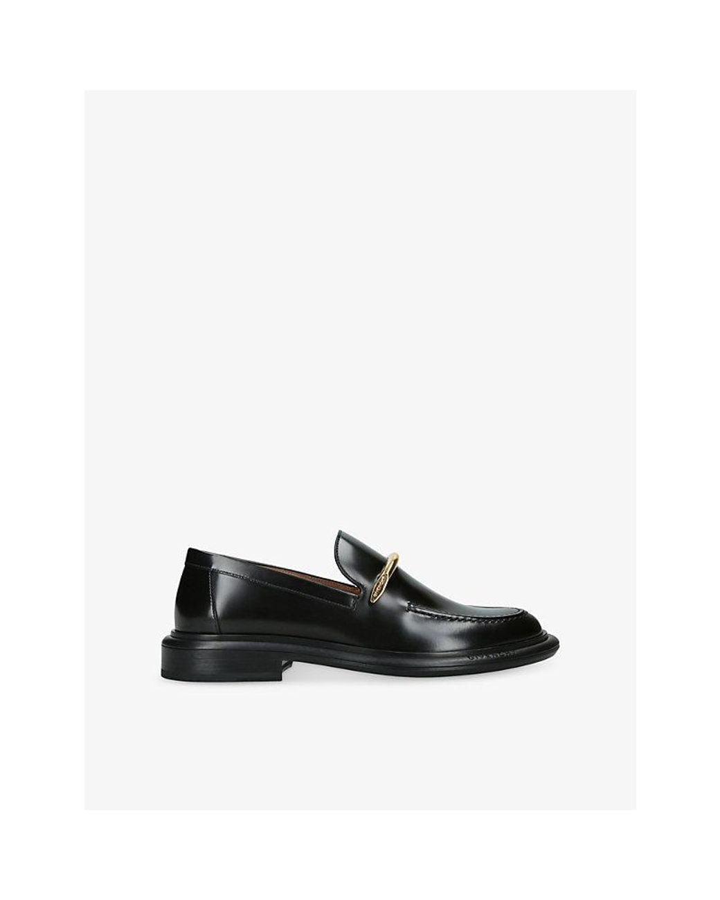 Givenchy Black Pinch Brushed Leather Loafers