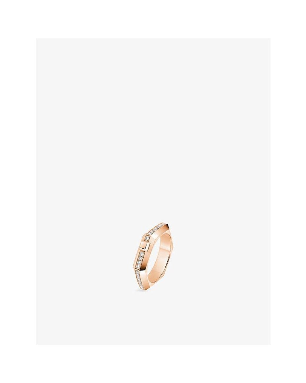 Messika White Moderniste 18Ct And 0.15Ct Diamond Ring