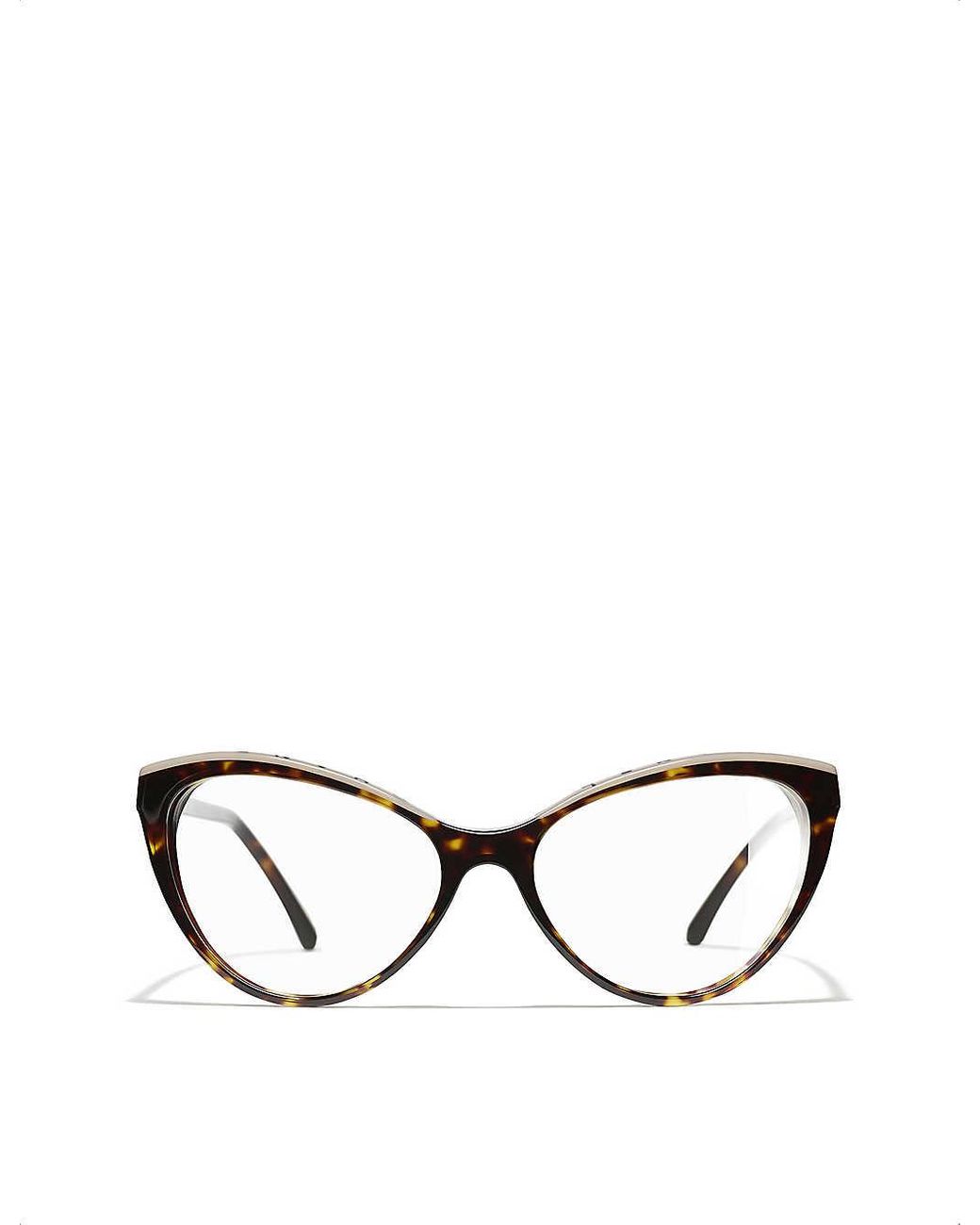 Chanel Cat Eye Eyeglasses in Lyst