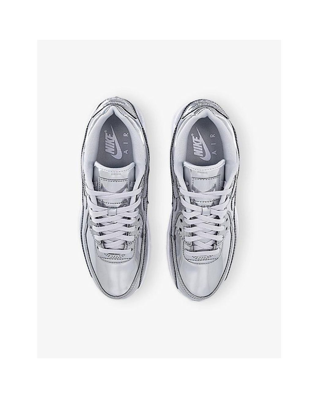 Nike White Air Max 90 Leather Trainers