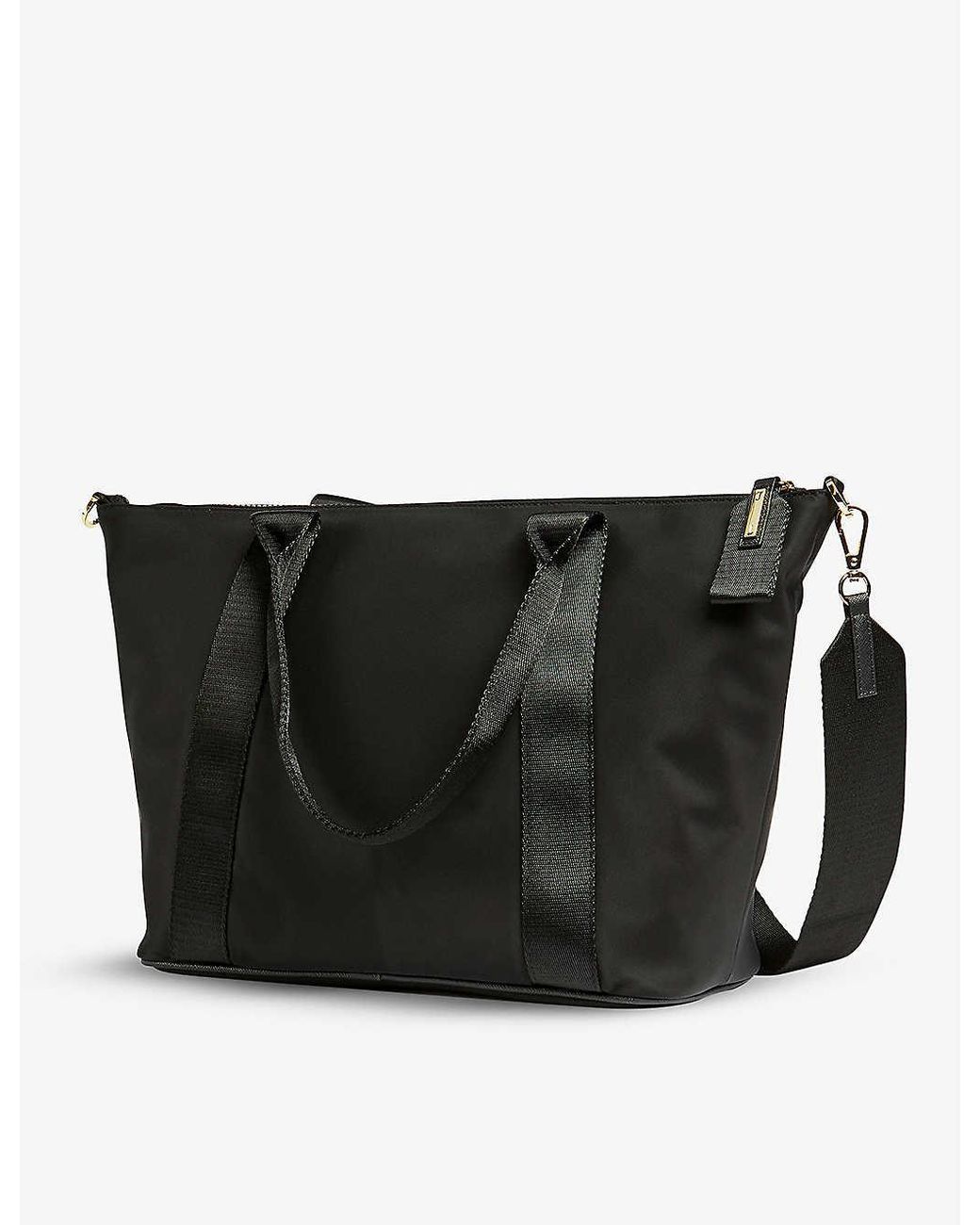 Ted Baker Women's Black Floral Nylon Shopper Bag. Brand new