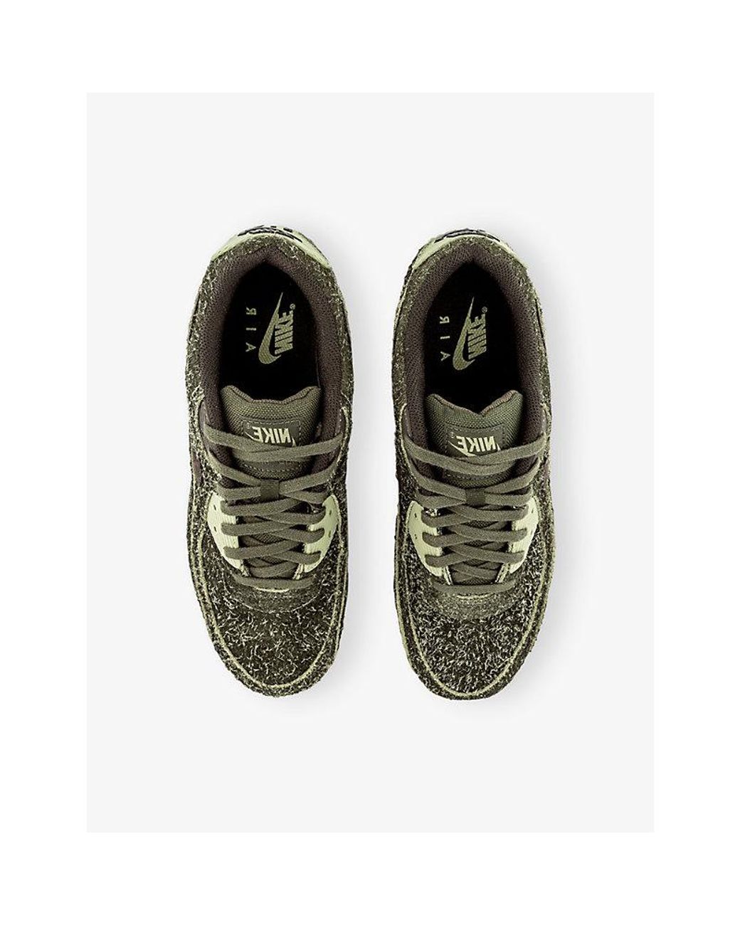 Nike Green Air Max 90 Suede Trainers for men