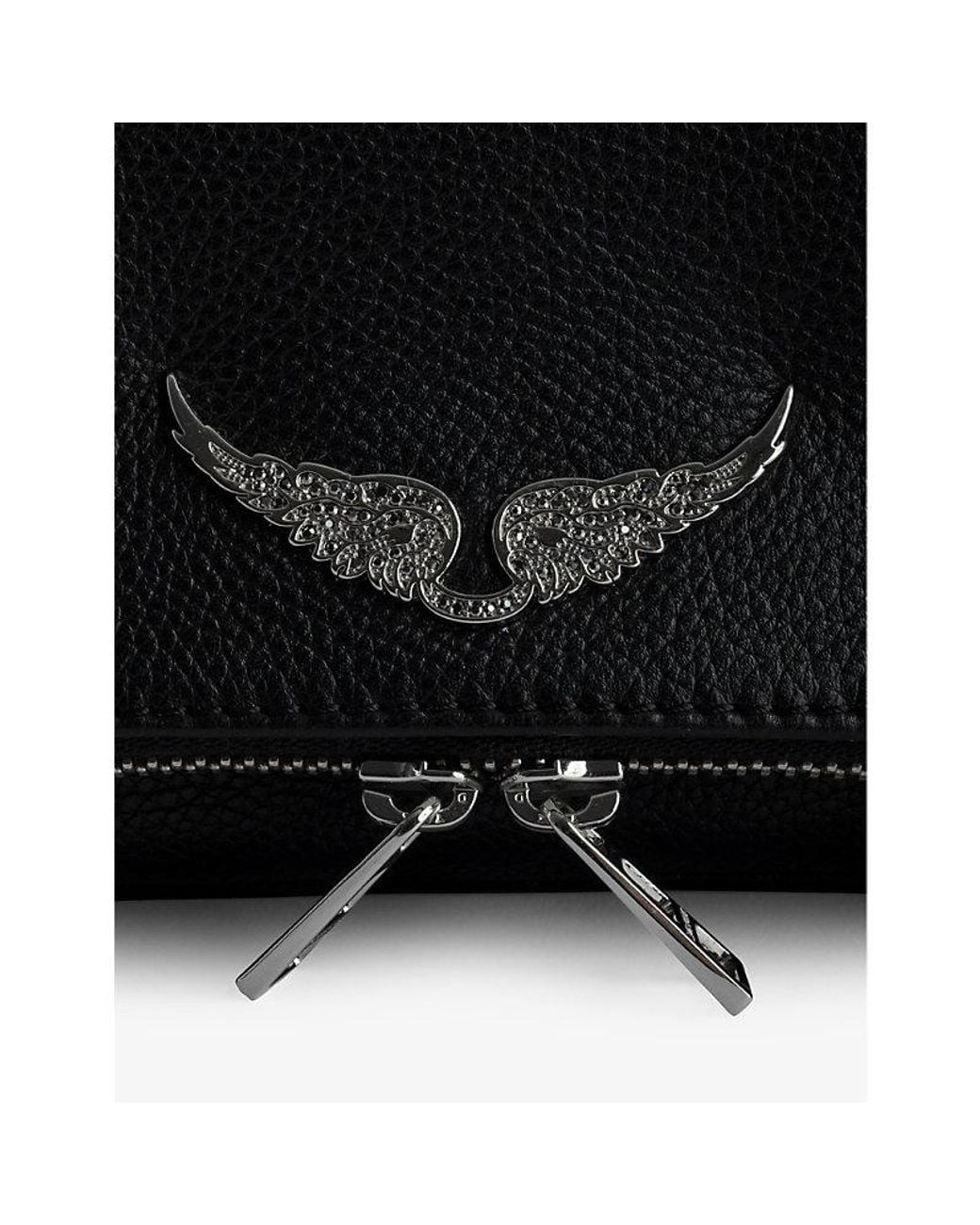 Zadig & Voltaire Black Rock Clutch Bag