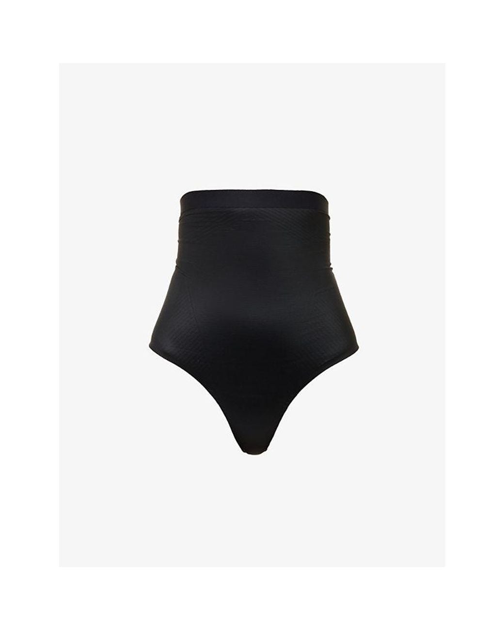 Spanx Black Thinstincts 2.0 High-Rise Stretch-Woven Thong