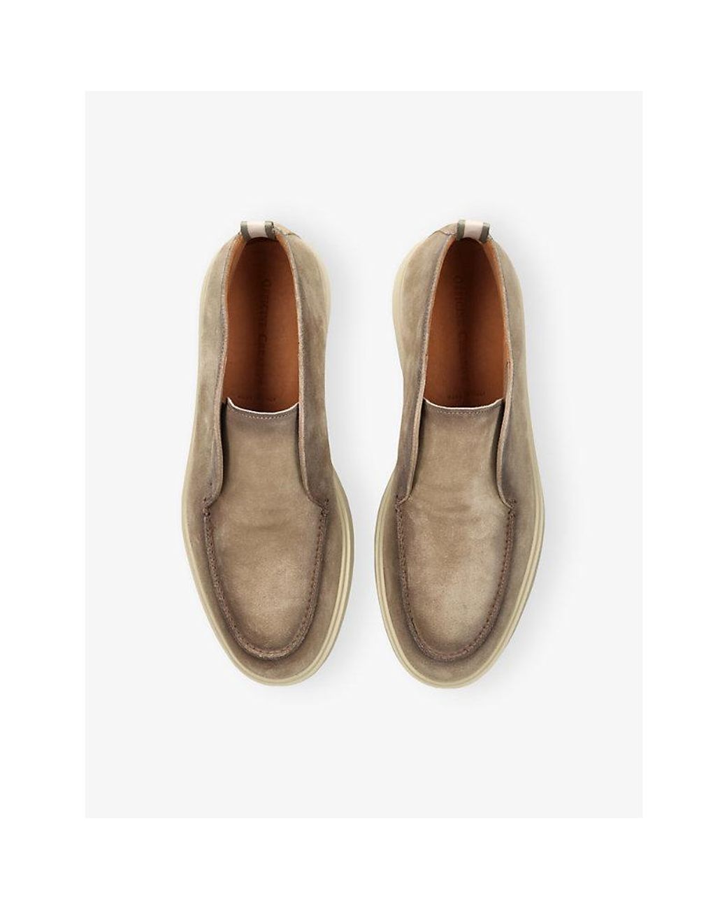 Officine Creative Natural Bones Suede Desert Boots for men