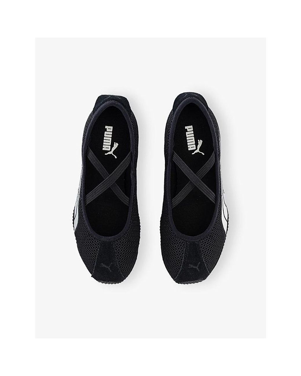 PUMA Black H-Street Mesh Ballet Flats