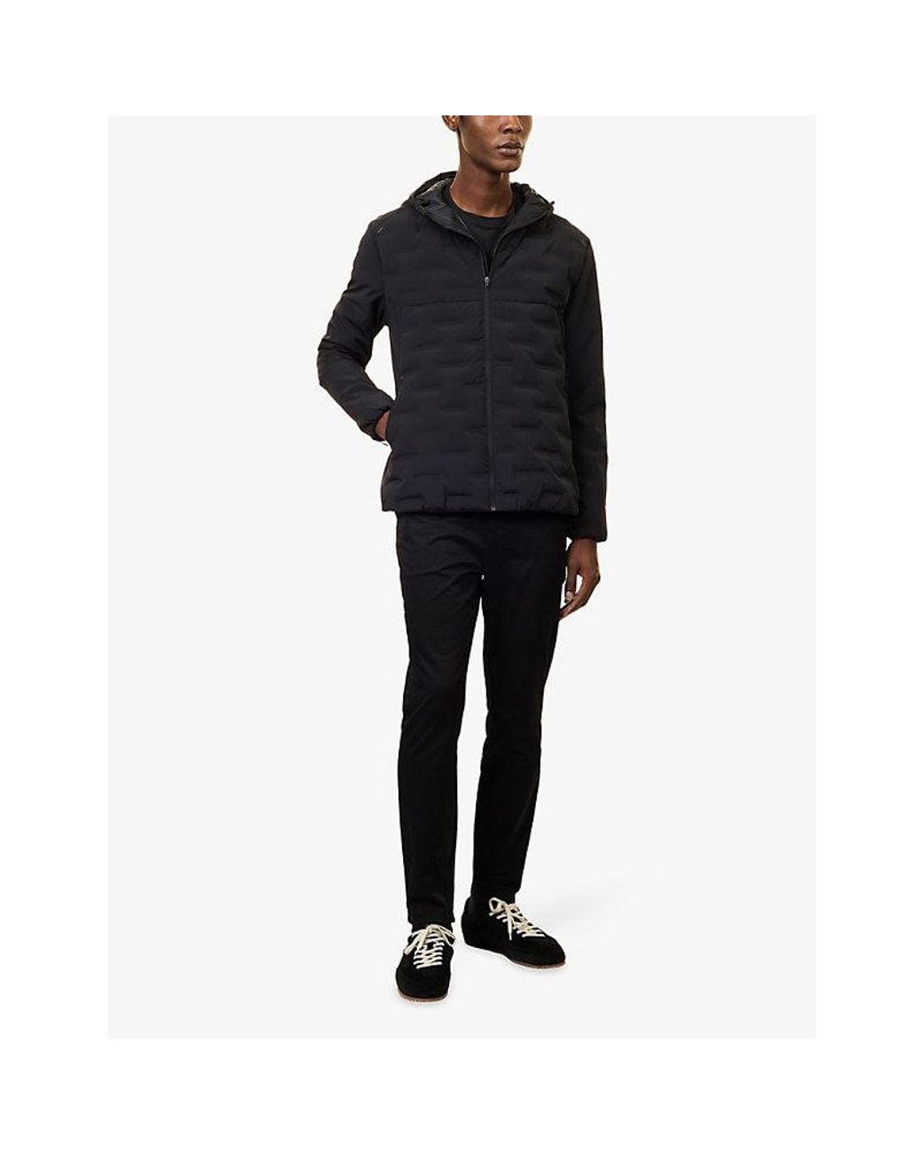 Arne Blue Active Quilted Shell Jacket for men