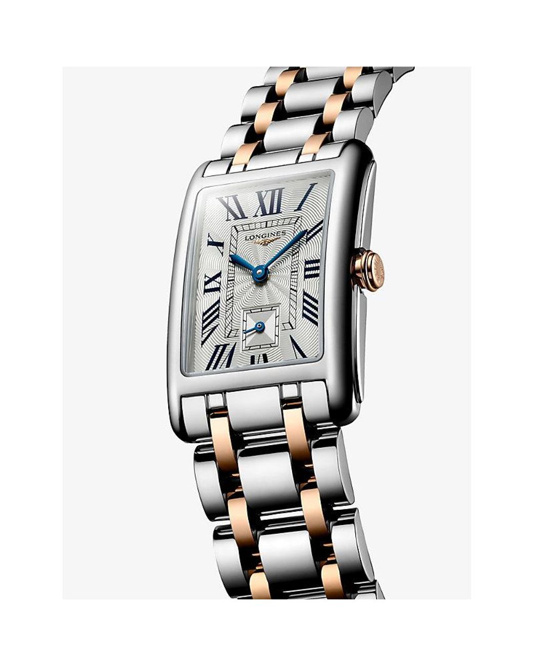 Longines White L5.512.5.71.7 Dolcevita Stainless-Steel And 18Ct- Quartz Watch for men