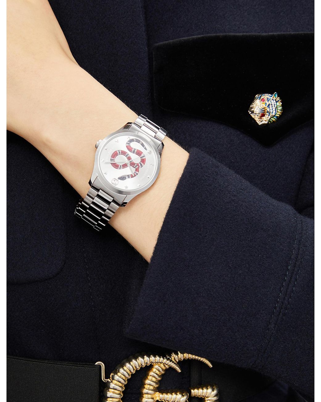Gucci Ya1264076 G-timeless Stainless 