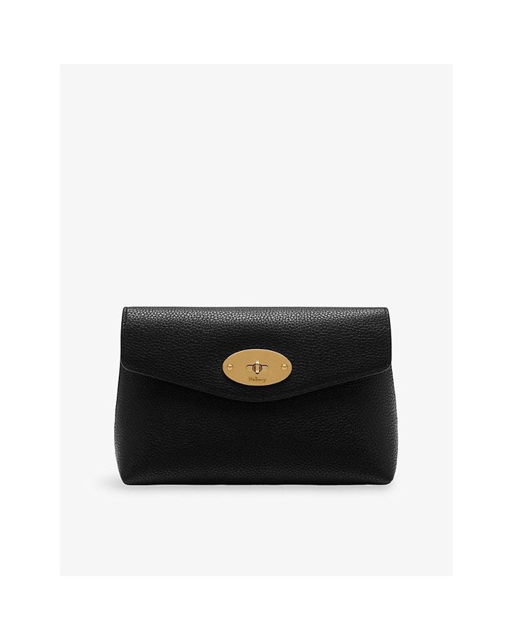 Mulberry Black Darley Leather Cosmetic Pouch