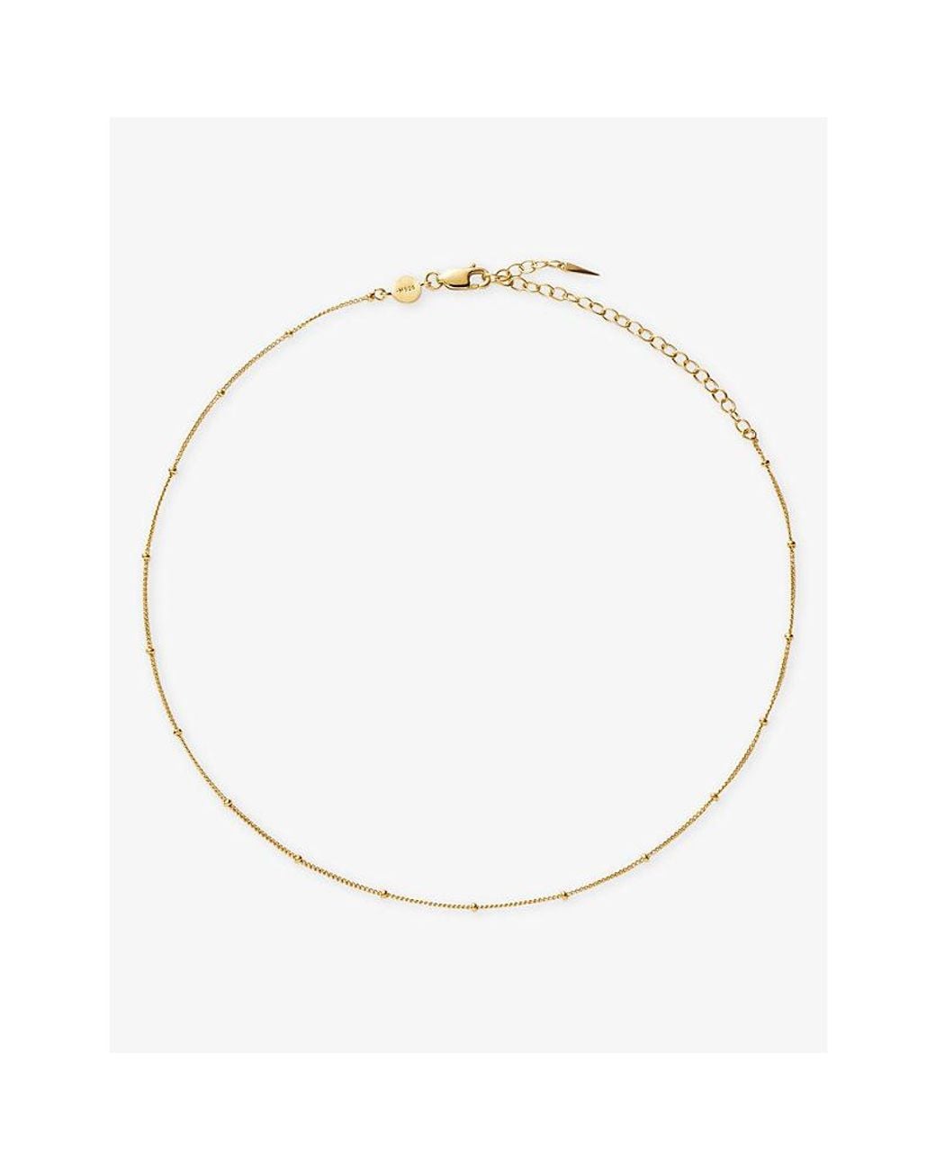 Missoma Metallic Bobble 18Ct Vermeil Chain Choker