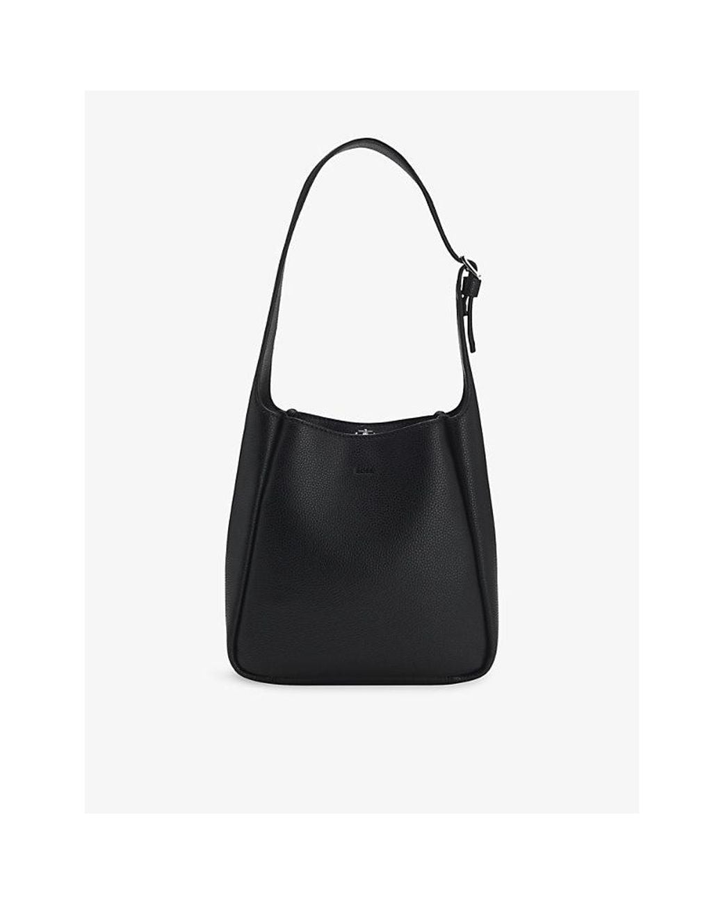 Boss Black Brand-Emed Faux-Leather Shoulder Bag