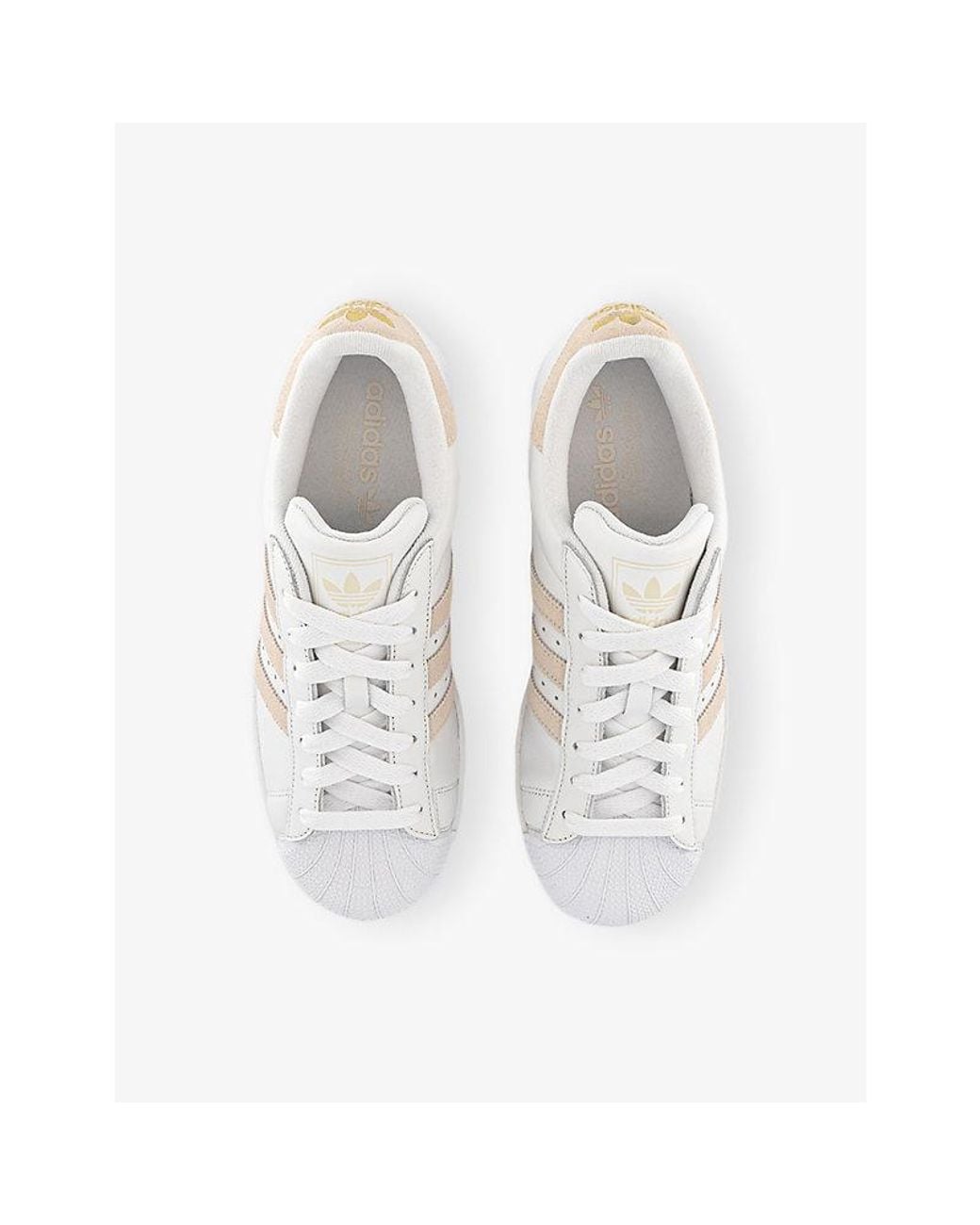 adidas Superstar Ii Woven Trainers in White | Lyst