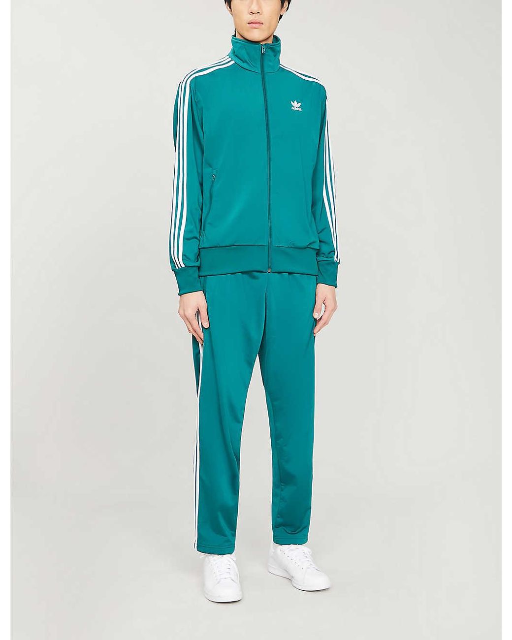 adidas Firebird Shell Tracksuit Jacket in Blue for Men | Lyst