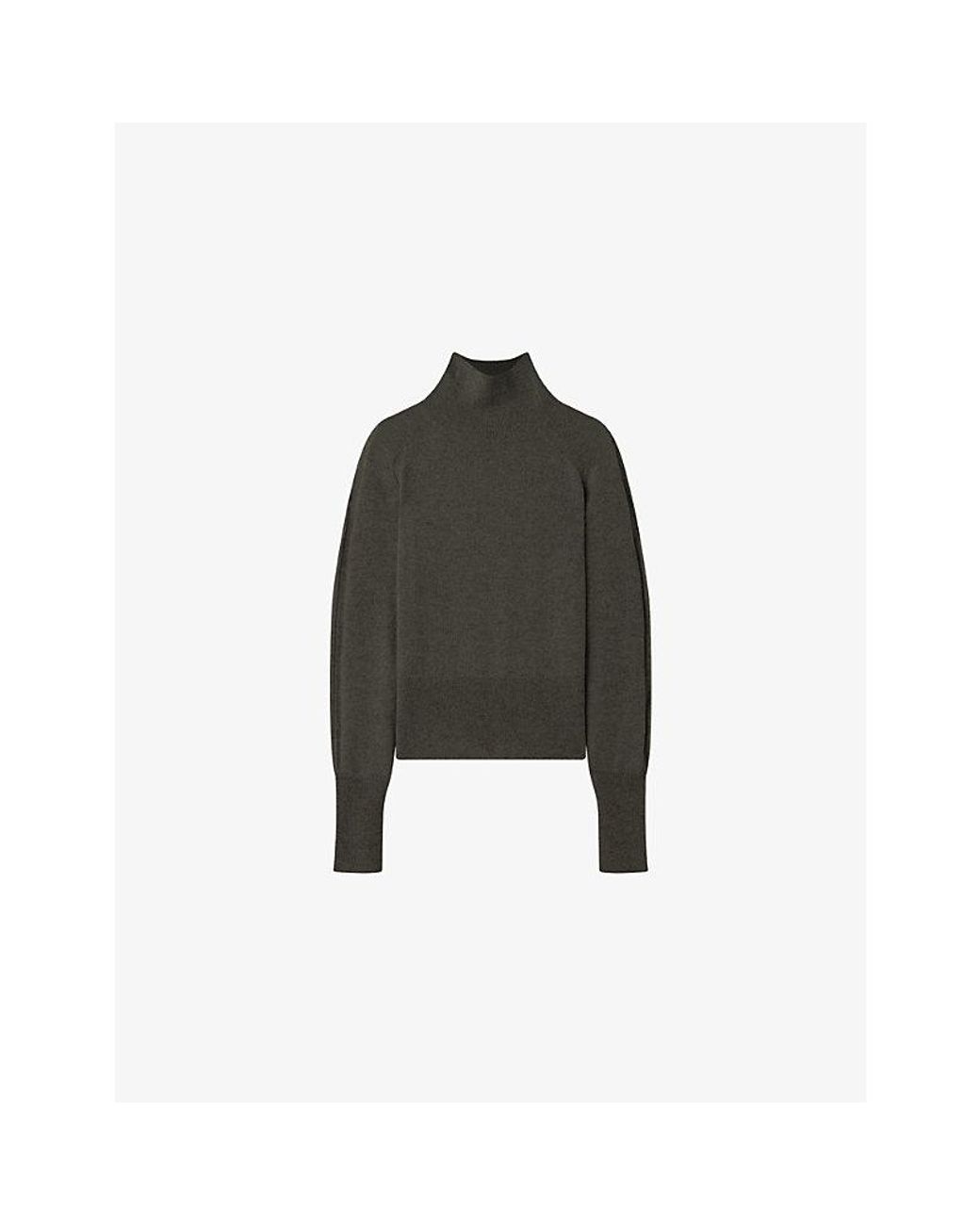 Joseph Black Oxna High-Neck Cashmere Jumper