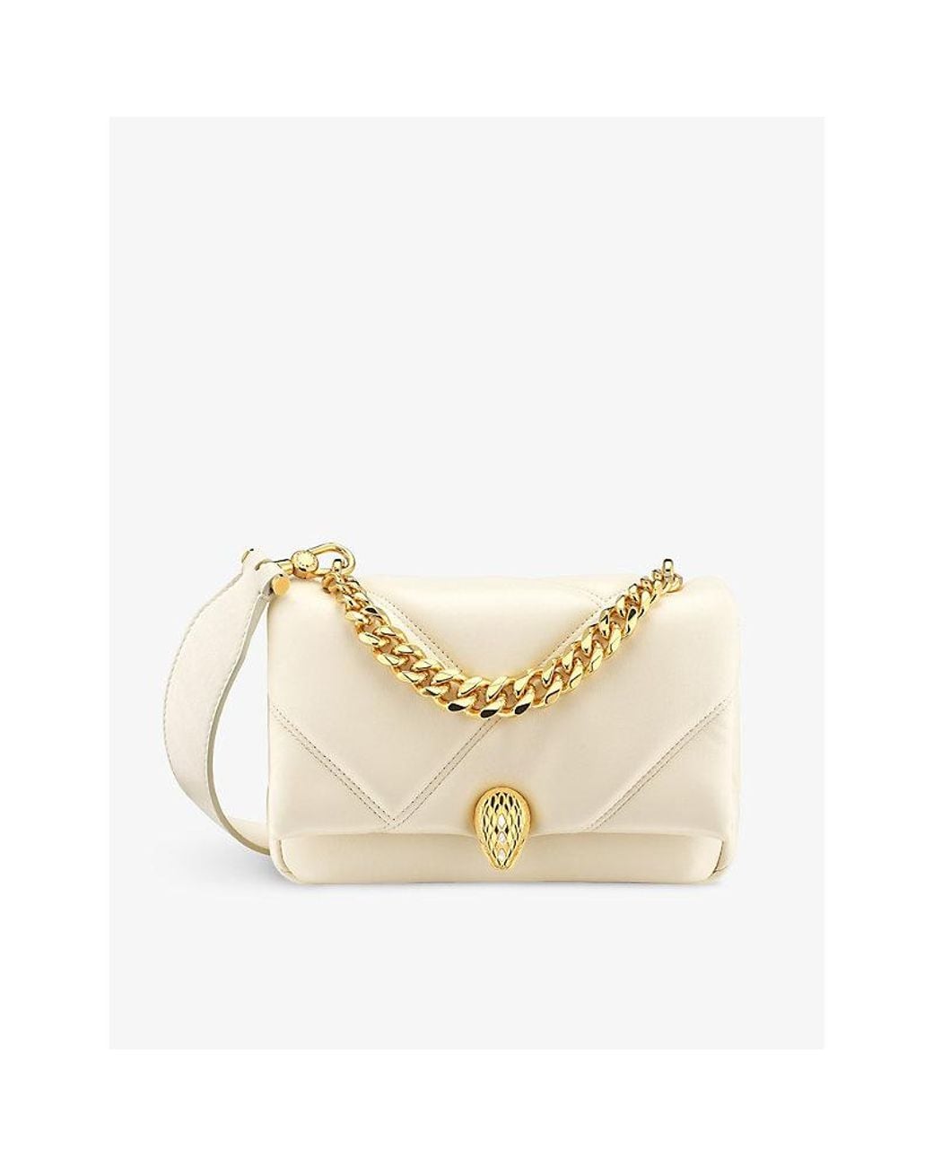 BVLGARI Natural Serpenti Maxi Cabochon Small Leather Cross-Body Bag