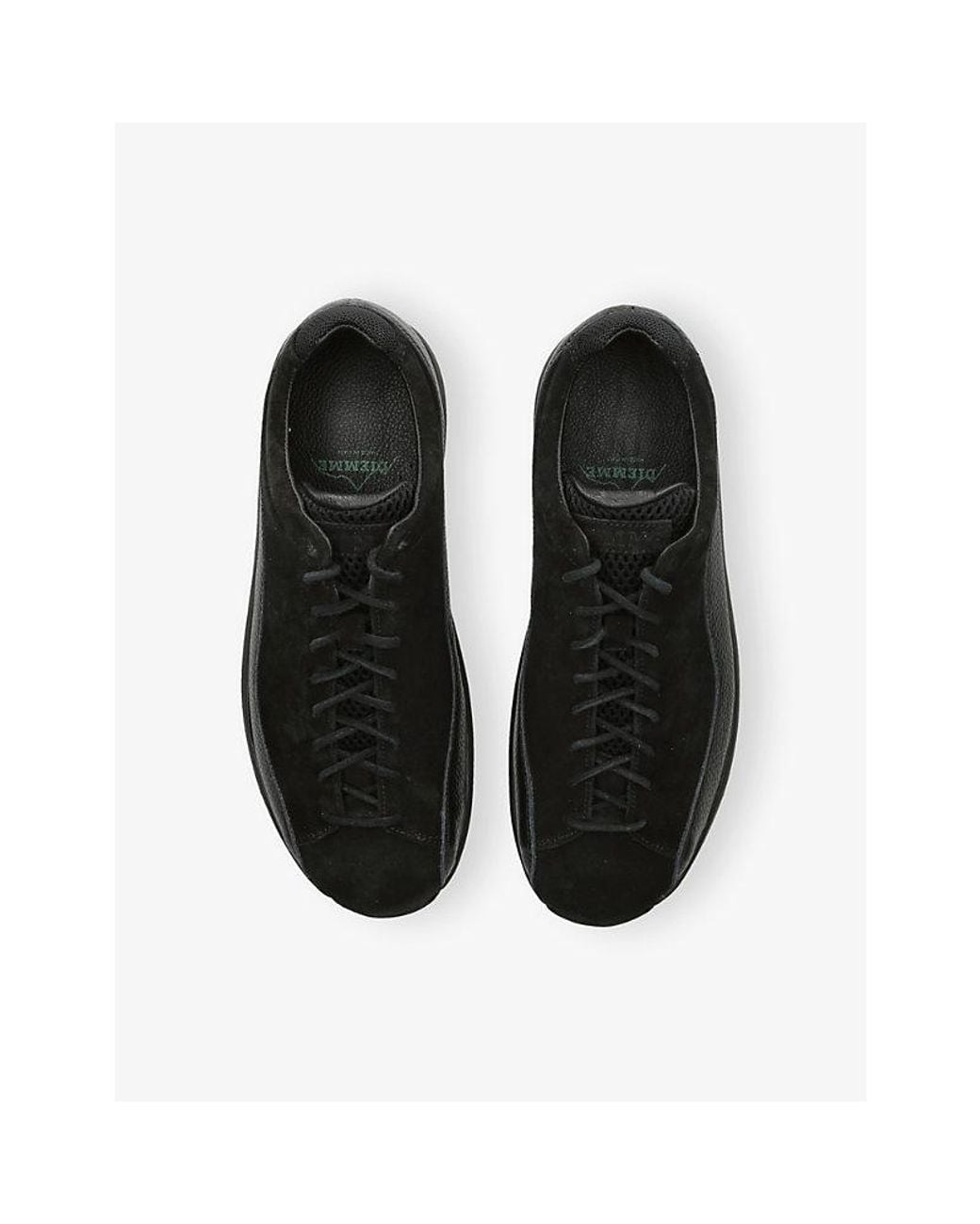 Diemme Black Bardolino Suede And Leather Trainers for men