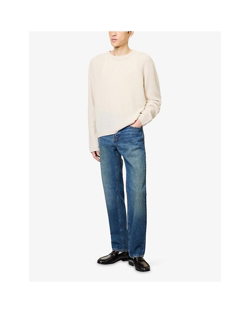FRAME Blue The Classic Straight-Leg Denim Jeans for men