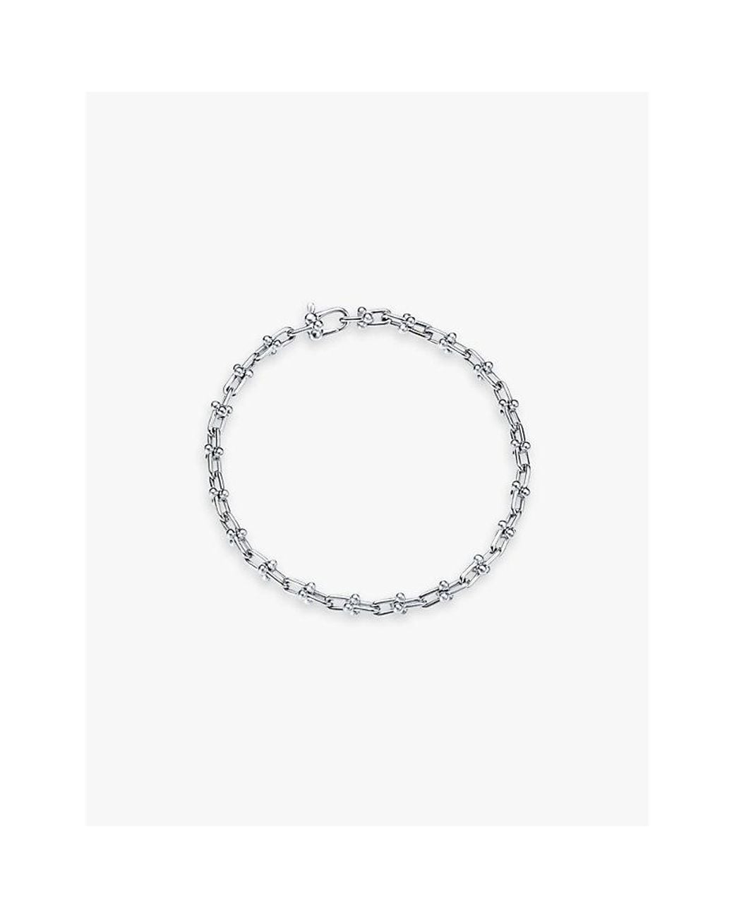 Tiffany & Co Metallic Tiffany Hardwear Sterling- Link Bracelet