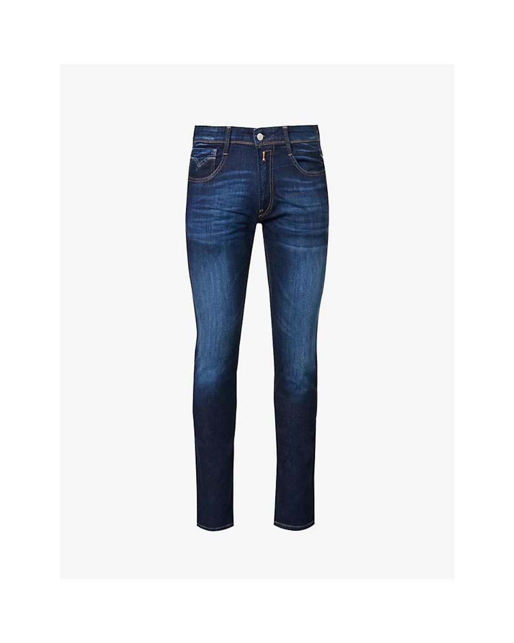 Replay Anbass 573 Regular-fit Straight-leg Jeans in Blue for |