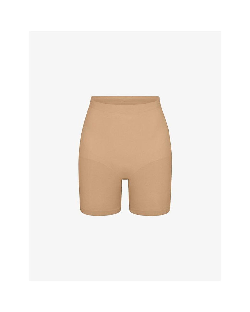 Skims Natural Sculpt Fitted Stretch-Woven Shorts Xxl