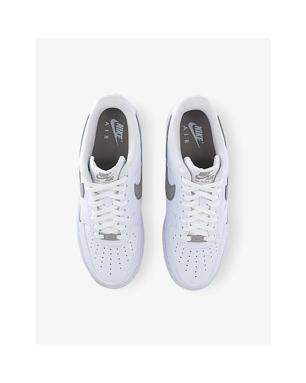 Nike White Air Force 1 Leather Trainers for men