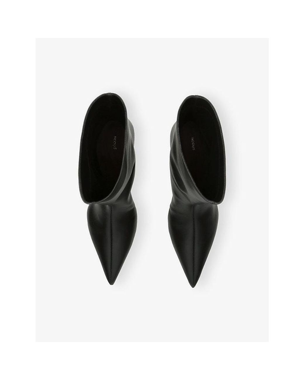 Neous Black Tapek Leather Ankle Boots