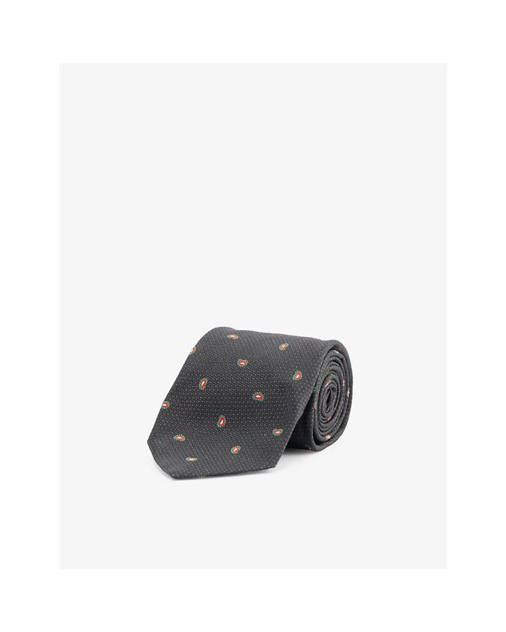 ETRO logo-print Silk Tie - Farfetch