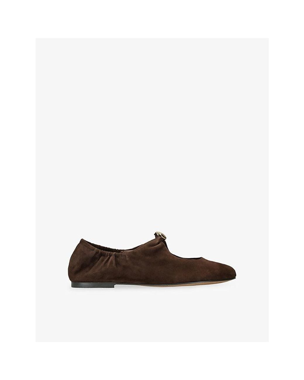 Dolce Vita Brown Cornel Suede Ballet Flats