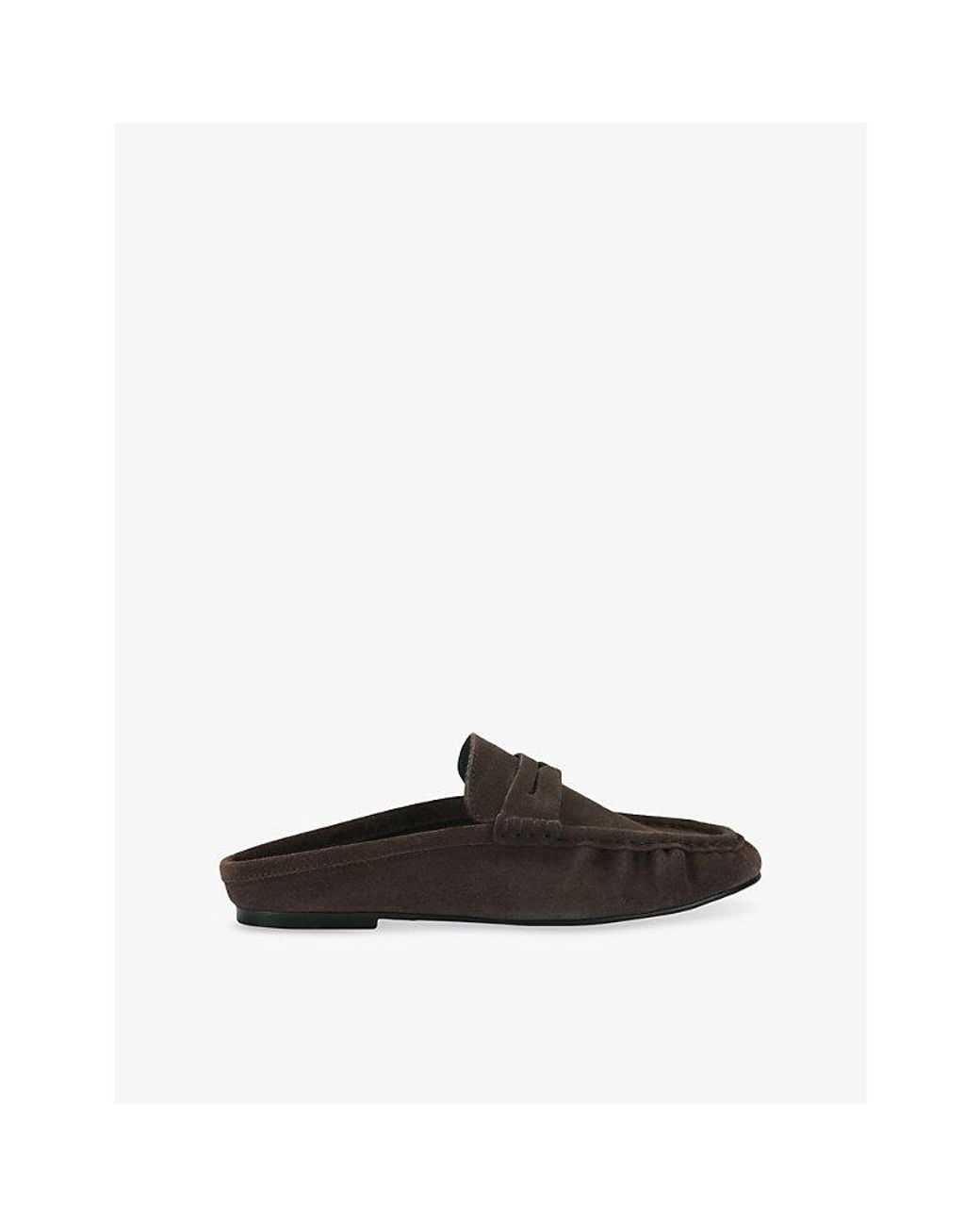 Steve Madden Brown Rafe Suede Mules
