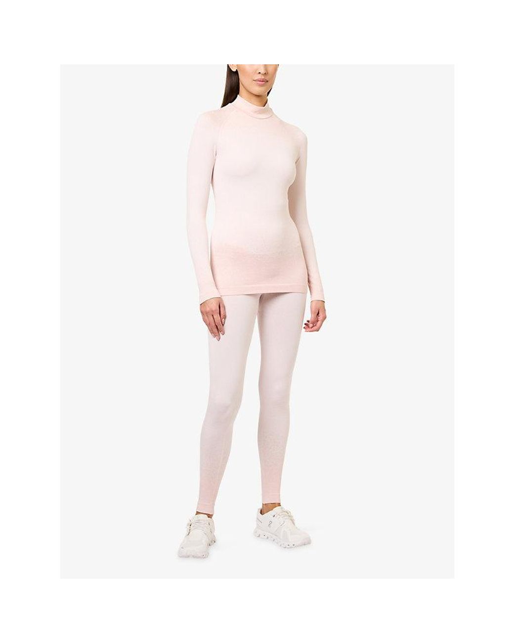 Falke Pink Maximum Warm Thermal Long-Sleeve Top
