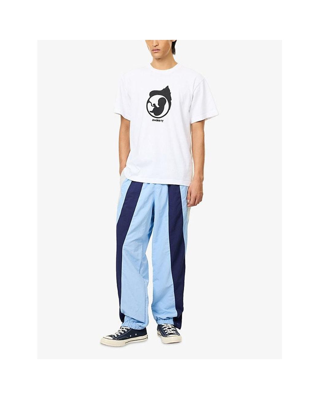 AWAKE NY White From The Womb Cotton T-Shirt for men