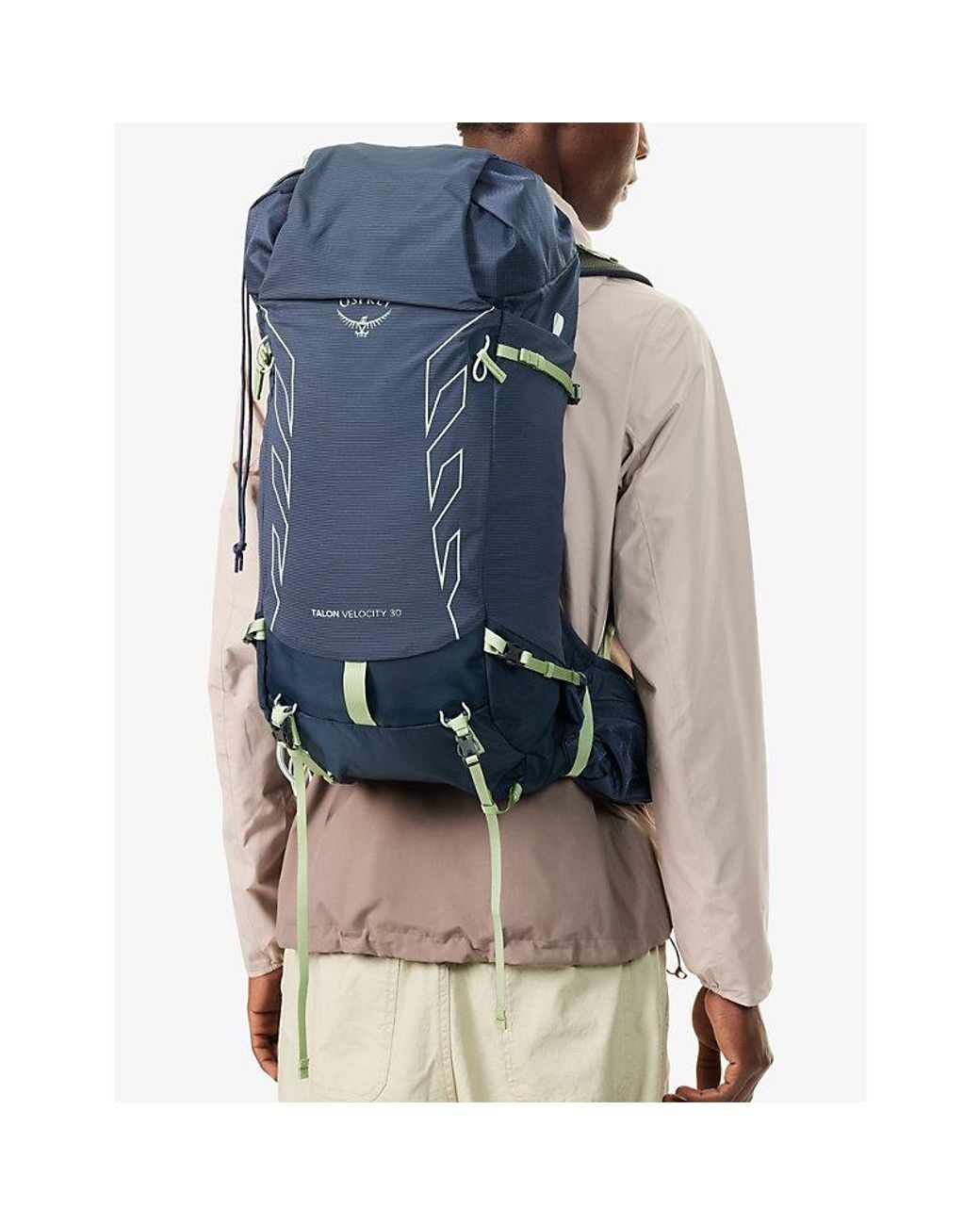 Osprey Blue Talon Velocity Nylon Backpack 30L for men