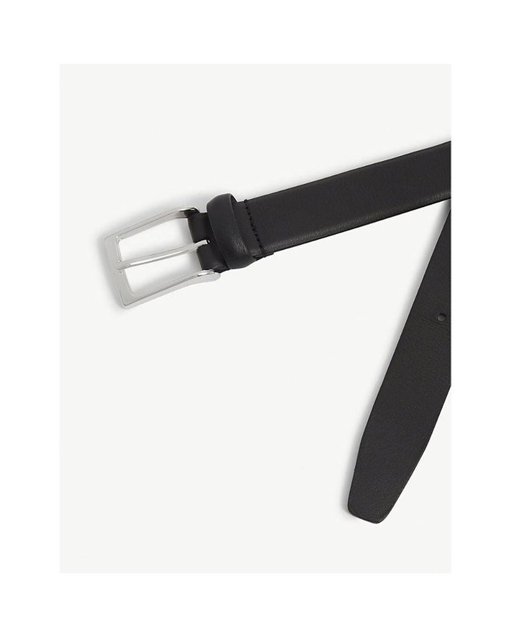 Andersons White Soft Leather Belt for men