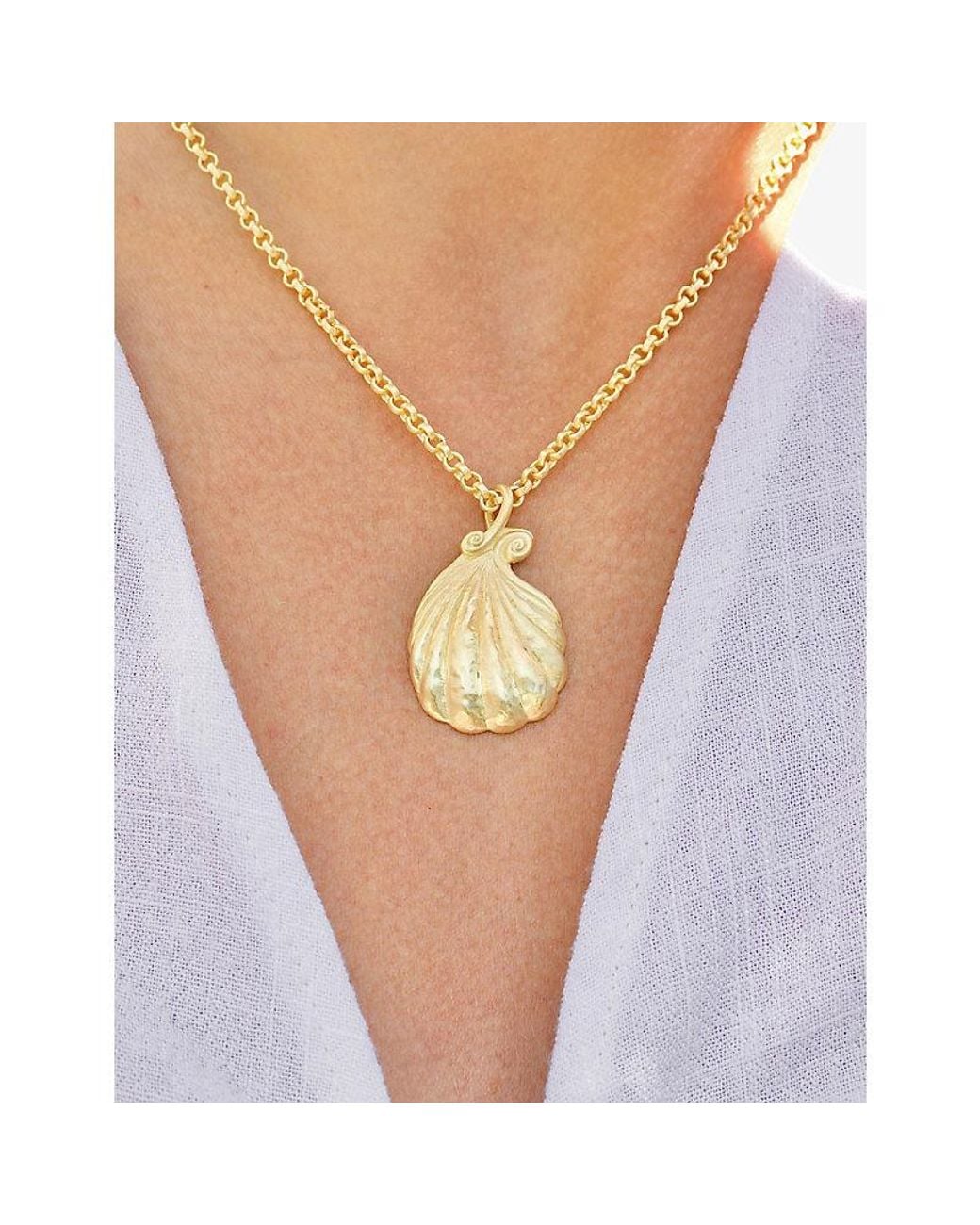 La Maison Du Couturier Metallic With Love Darling Paloma 14Ct-Plated Necklace