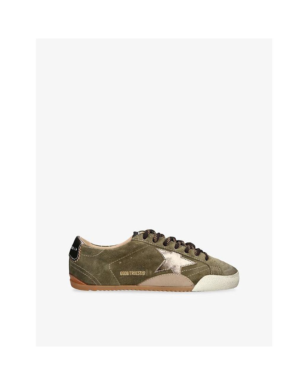 Golden Goose Deluxe Brand Green True Star 35679 Suede Trainers