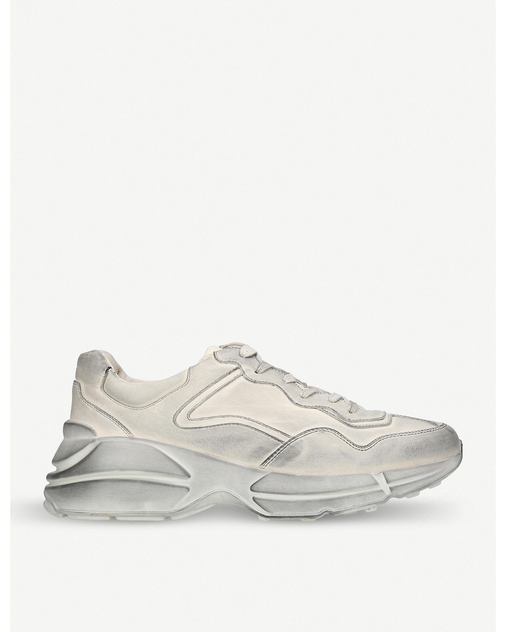 gucci white running shoes