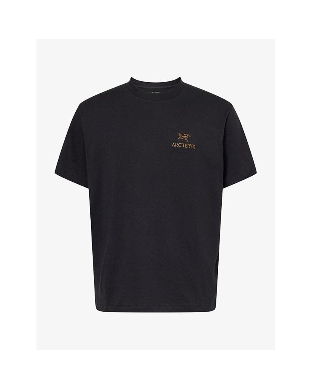 Arc'teryx Black Kragg Spell Out Cotton T-Shirt for men