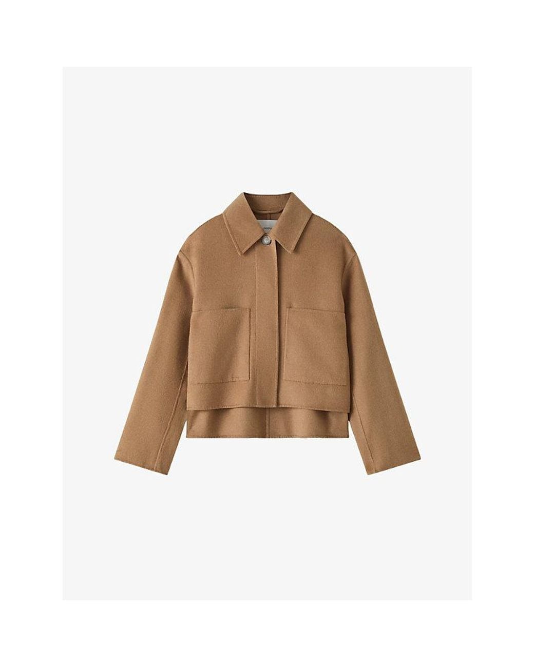 Joseph Brown Kalaa Double-Face Wool And Silk-Blend Jacket